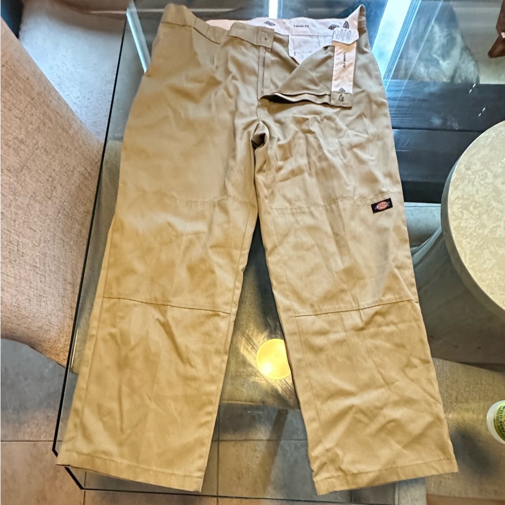 Khaki Double knee dickies